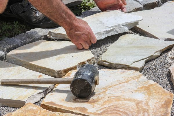 Cost of Stone Sidewalk Installation in San Rafael